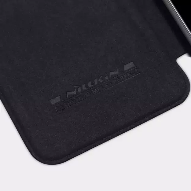 Nillkin Qin Case Flip Case for Xiaomi Redmi Note 11T 5G / 11S 5G / 11 5G (China) / Poco M4 Pro 5G - Black 21