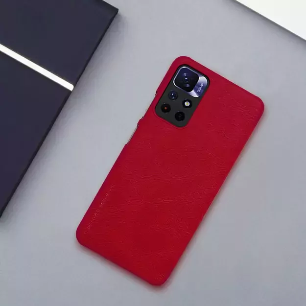 Nillkin Qin Case Flip Case for Xiaomi Redmi Note 11T 5G / 11S 5G / 11 5G (China) / Poco M4 Pro 5G - Black 40