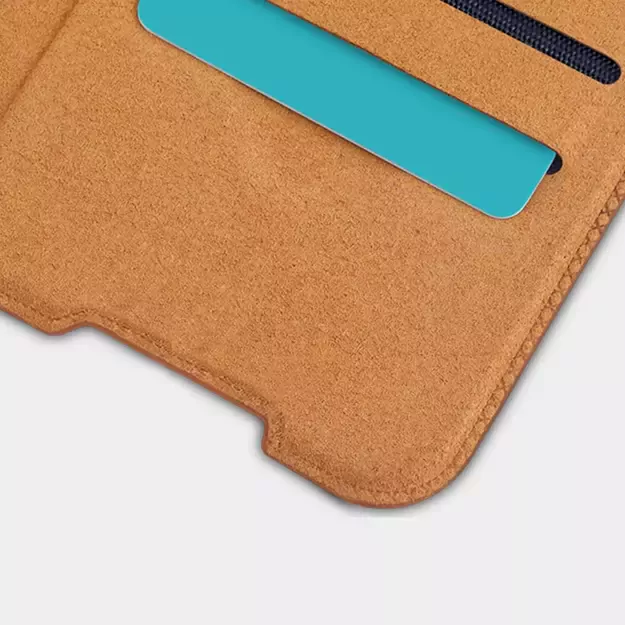 Nillkin Qin Case Flip Case for Xiaomi Redmi Note 11T 5G / 11S 5G / 11 5G (China) / Poco M4 Pro 5G - Black 23