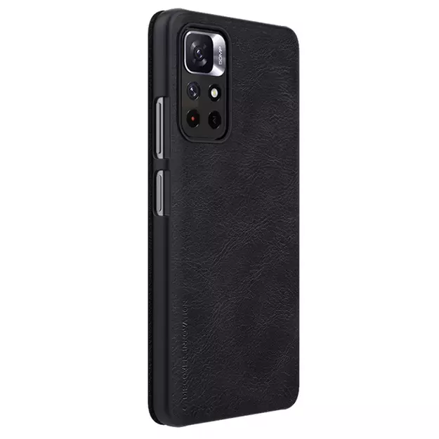Nillkin Qin Case Flip Case for Xiaomi Redmi Note 11T 5G / 11S 5G / 11 5G (China) / Poco M4 Pro 5G - Black 15