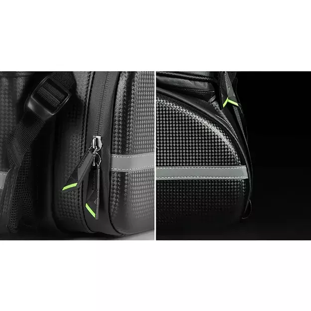 Rockbros A6-6 bicycle bag for trunk, 35 l, with fold-out pockets - black 9
