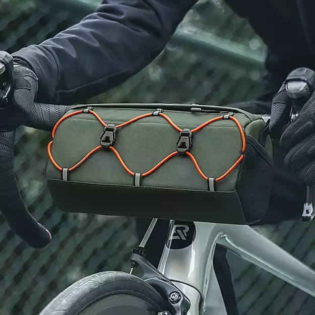 Rockbros 30110054001 bicycle handlebar bag 2.2 l - green 5