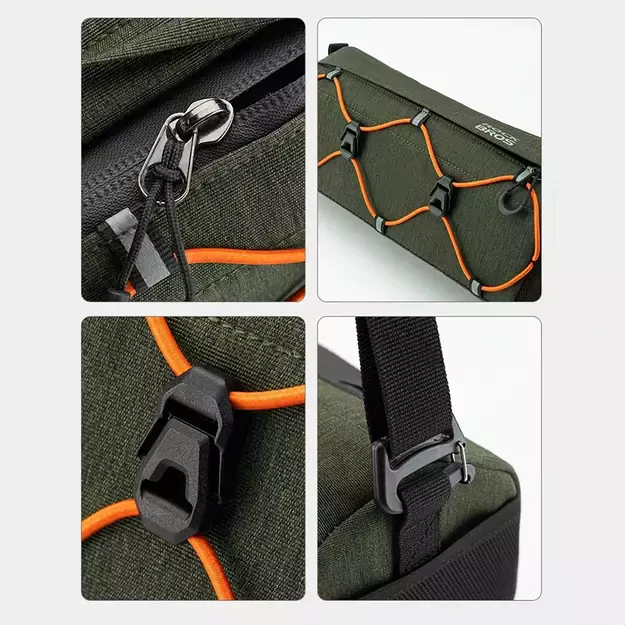 Rockbros 30110054001 bicycle handlebar bag 2.2 l - green 7