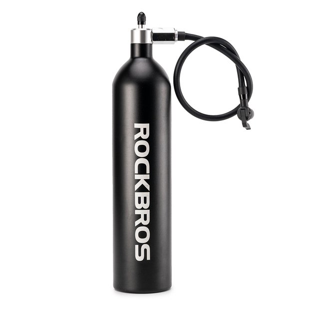 Rockbros Tubeless Tire Inflator 200 PSI 1.2l - Black 1