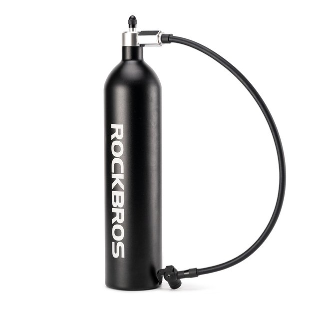 Rockbros Tubeless Tire Inflator 200 PSI 1.2l - Black 2