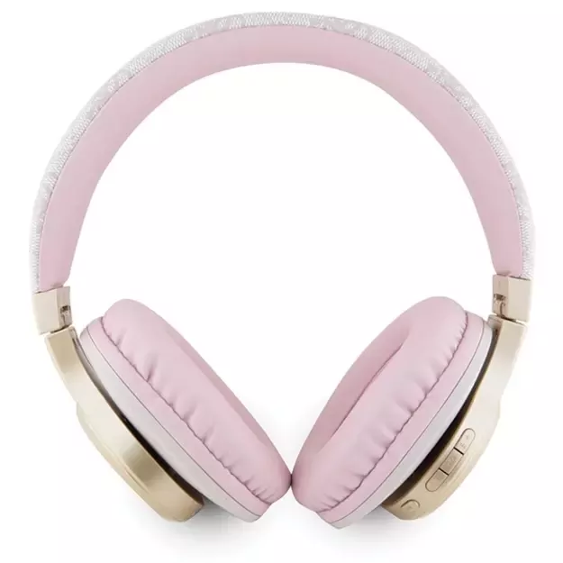 Guess Bluetooth on-ear headphones GUBH604GEMP pink/pink 4G Script 6