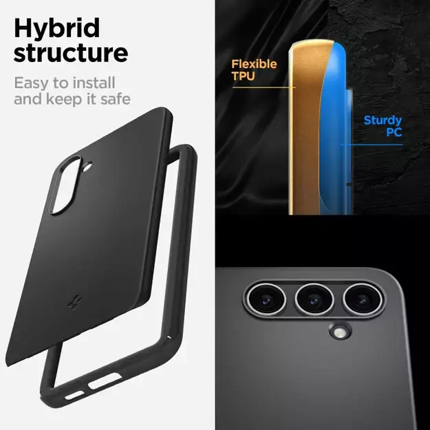 Spigen Thin Fit Case for Samsung Galaxy S23 FE - Black 27