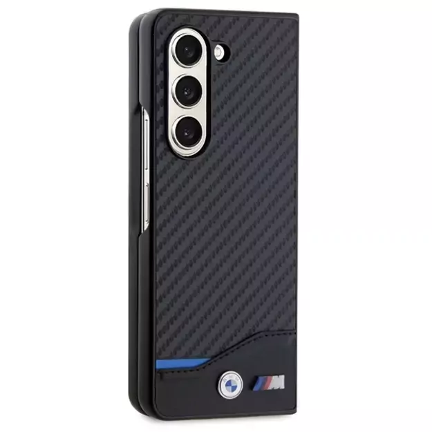 BMW Leather Carbon case for Samsung Galaxy Z Fold 5 - black 4