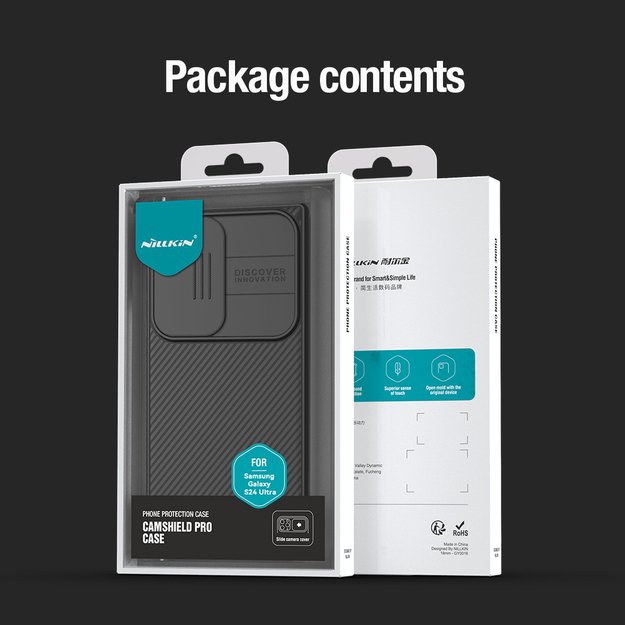 Nillkin CamShield Pro armored case with camera protector for Samsung Galaxy S24 Ultra - blue 1