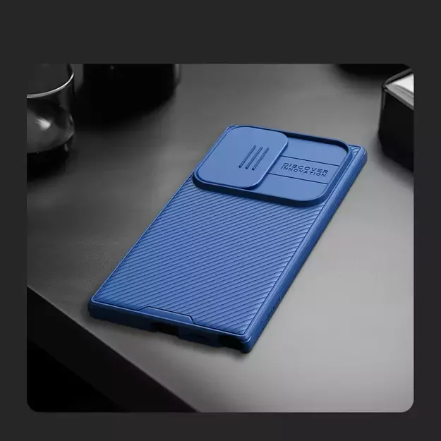 Nillkin CamShield Pro armored case with camera protector for Samsung Galaxy S24 Ultra - blue 15