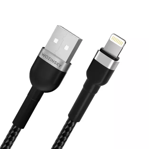 Wozinsky WNBAL1 USB-A / Lightning 2.4A cable 1 m - black 2