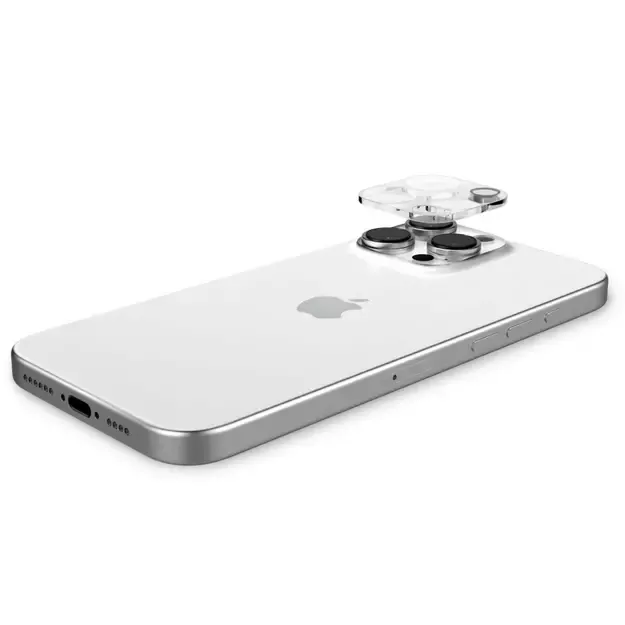 Spigen Optik.tR Camera Protector for iPhone 14 Pro / Pro Max / 15 Pro / Pro Max / 16 Pro / Pro Max - Transparent 2 pcs. 8