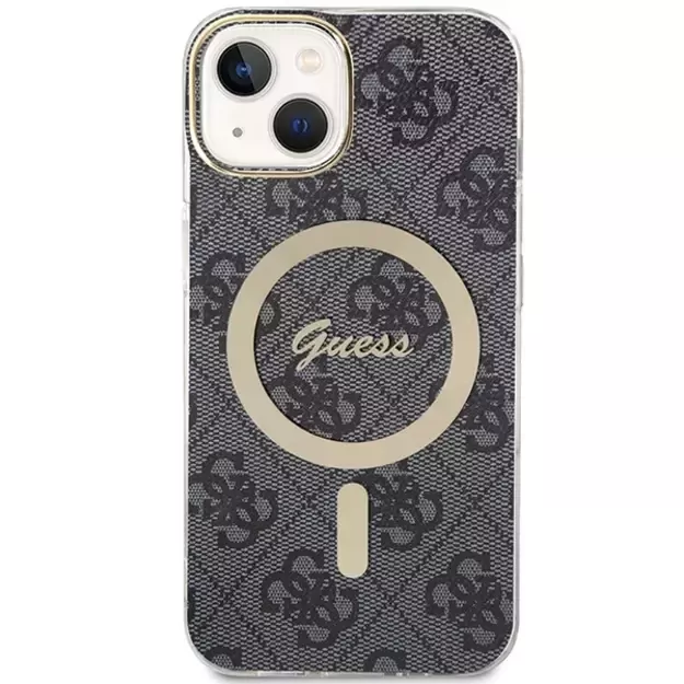 Guess IML 4G MagSafe case for iPhone 15 - black 1