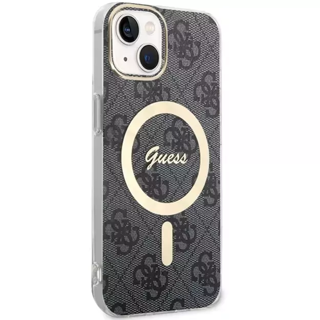 Guess IML 4G MagSafe case for iPhone 15 - black 2