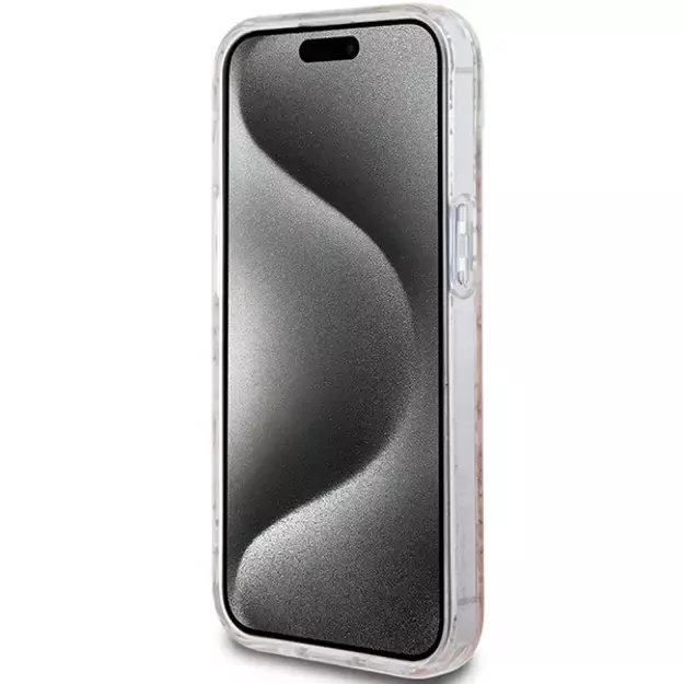 Hello Kitty IML Gradient Electrop Crowded Kitty Head case for iPhone 15 - pink 4