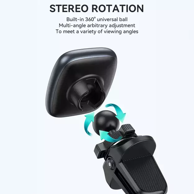 Wozinsky WUMTK magnetic phone holder for car air vent - black 9
