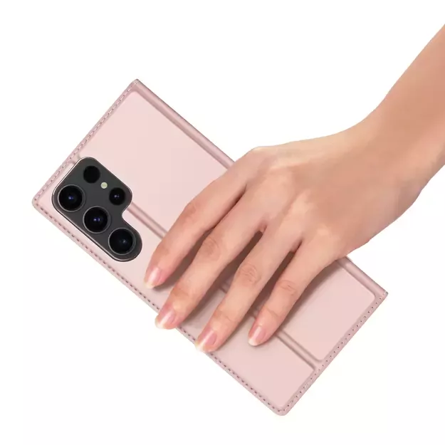 Dux Ducis Skin Pro case for Samsung S24 Ultra with flap - pink 6