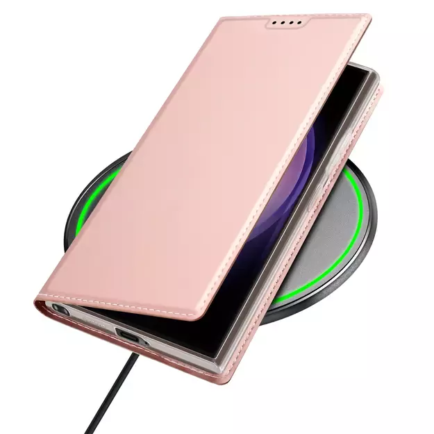 Dux Ducis Skin Pro case for Samsung S24 Ultra with flap - pink 4