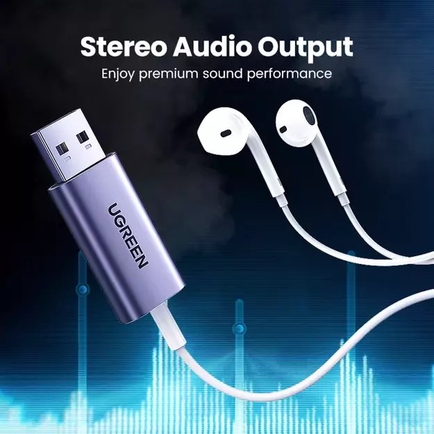 Ugreen CM383 audio adapter - gray 4