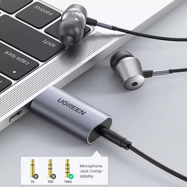 Ugreen CM383 audio adapter - gray 7