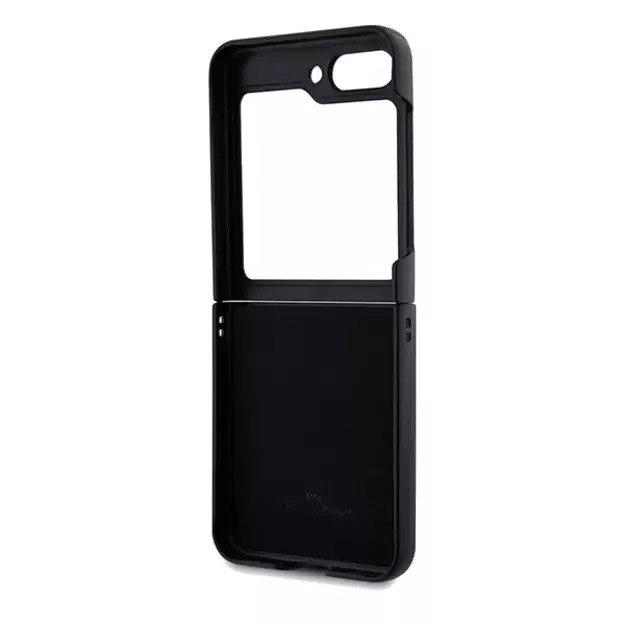 BMW Leather Hot Stamp case for Samsung Galaxy Z Flip 5 - black 13