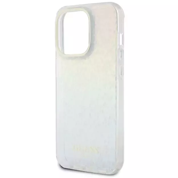 Guess IML Faceted Mirror Disco Iridescent case for iPhone 14 Pro - multicolored 5