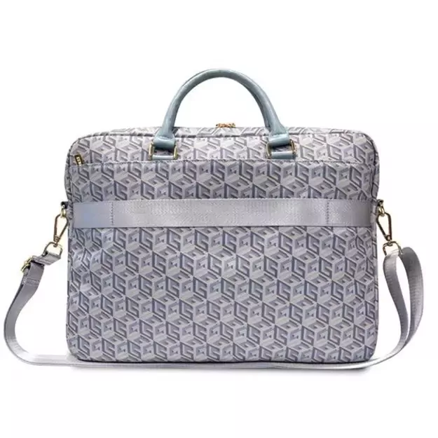 Guess GCube Stripes bag for a 16  laptop - blue 2