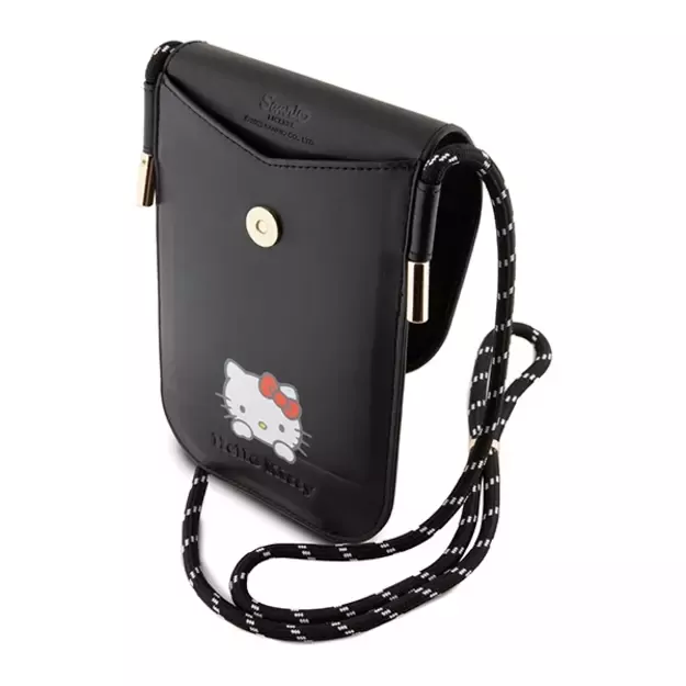 Hello Kitty Leather Daydreaming Cord bag - black 4