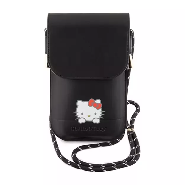 Hello Kitty Leather Daydreaming Cord bag - black 1