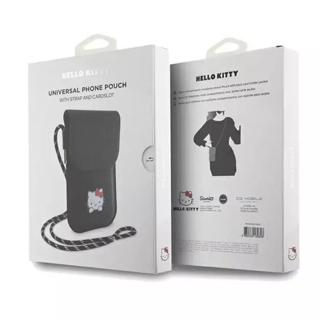 Hello Kitty Leather Daydreaming Cord bag - black 5