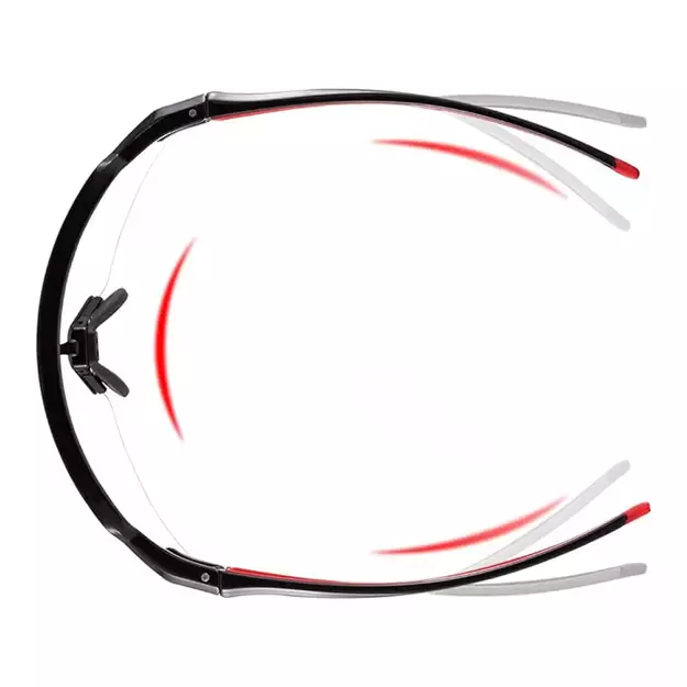 Rockbros 10173 photochromic UV400 cycling glasses - black and red 1