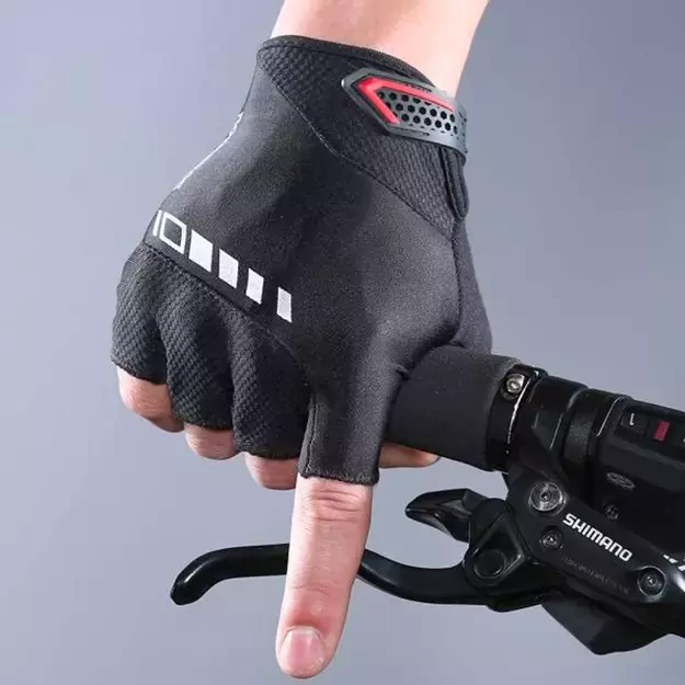 Rockbros S143-BK XXL cycling gloves with gel inserts - black 11