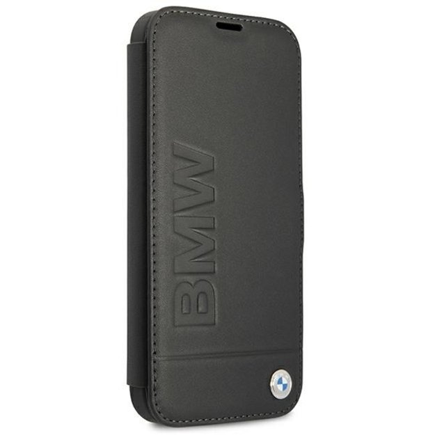 Etui BMW BMFLBKP13SSLLBK iPhone 13 mini 5,4  czarny/black book Signature 8