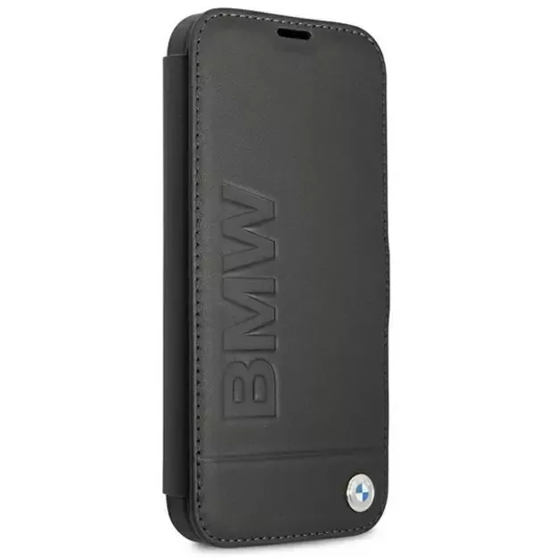 Etui BMW BMFLBKP13SSLLBK iPhone 13 mini 5,4  czarny/black book Signature 2
