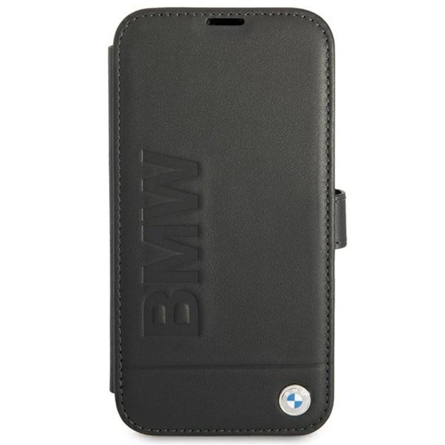 Etui BMW BMFLBKP13SSLLBK iPhone 13 mini 5,4  czarny/black book Signature 6