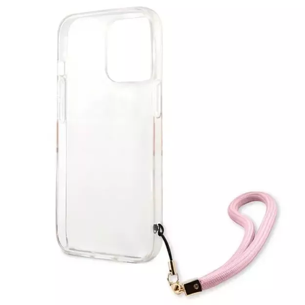 Guess GUHCP13LKCABPI iPhone 13 Pro / 13 6.1&quot  pink/pink hardcase Camo Strap Collection 7
