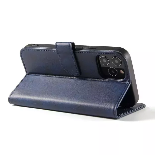 Magnet Case elegant case case cover with a flap and stand function Poco M4 Pro 5G blue 3