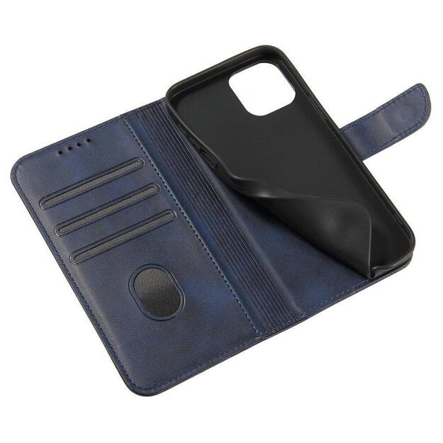 Magnet Case elegant case case cover with a flap and stand function Poco M4 Pro 5G blue 14