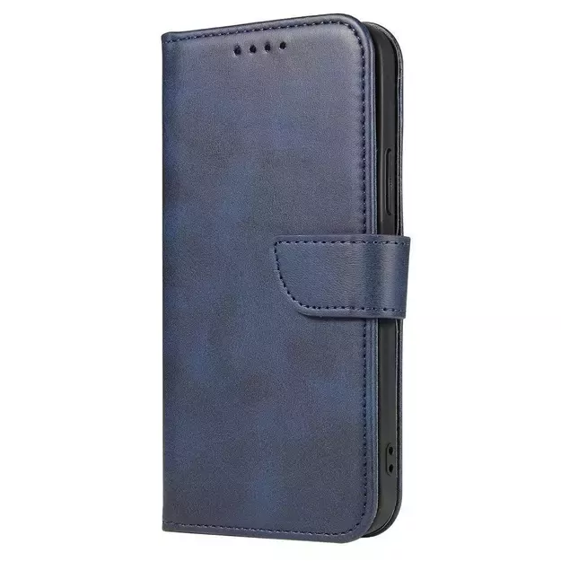 Magnet Case elegant case case cover with a flap and stand function Poco M4 Pro 5G blue 1