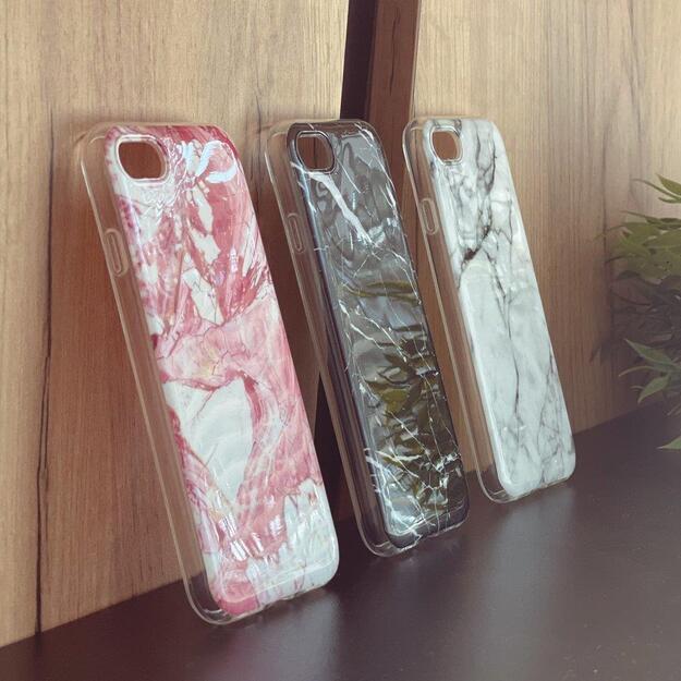 Wozinsky Marble TPU cover gel marble for Samsung Galaxy A73 pink 7