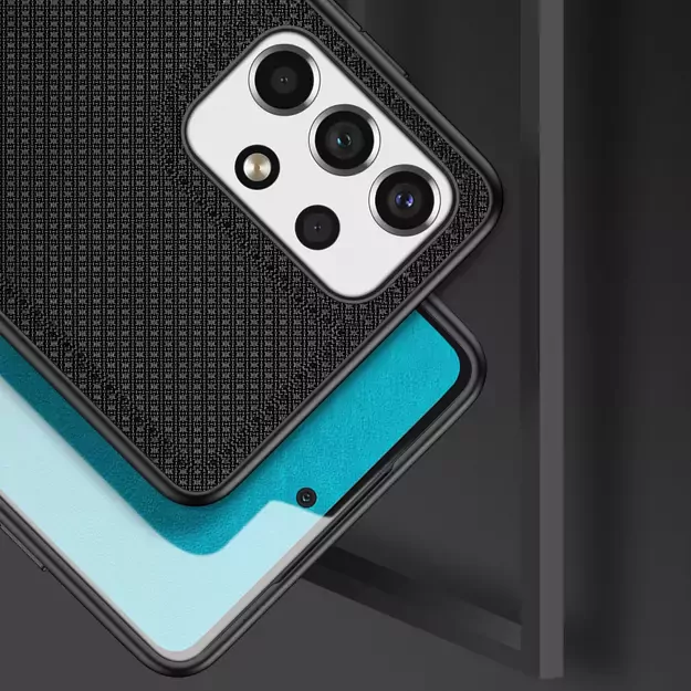 Dux Ducis Fino case cover, nylon material Samsung Galaxy A73 black 3