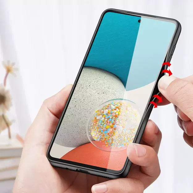 Dux Ducis Fino case cover, nylon material Samsung Galaxy A73 black 7