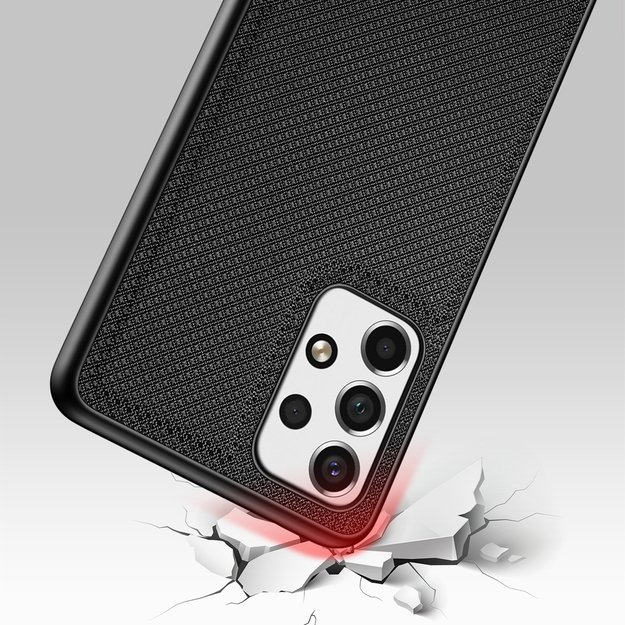 Dux Ducis Fino case cover, nylon material Samsung Galaxy A73 black 14