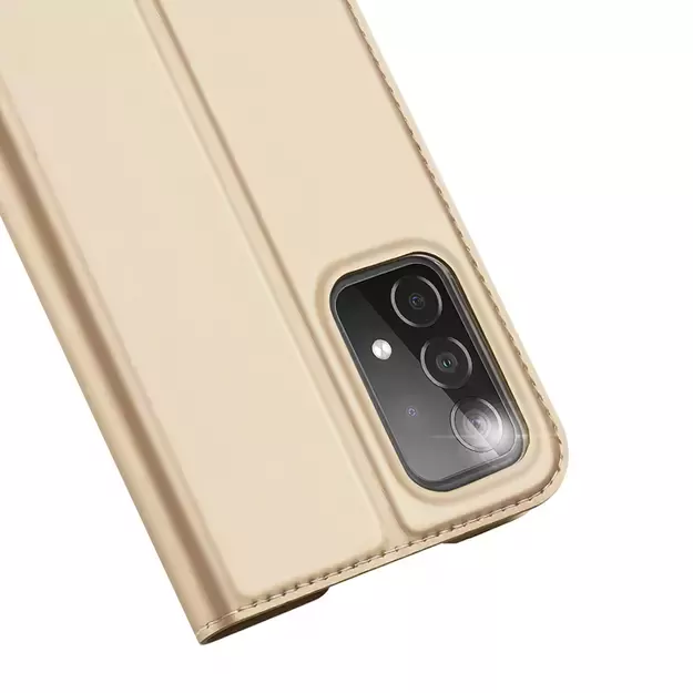 Dux Ducis Skin Pro Holster Cover Flip Cover for Samsung Galaxy A73 gold 12