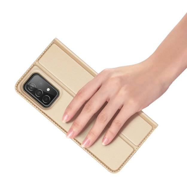 Dux Ducis Skin Pro Holster Cover Flip Cover for Samsung Galaxy A73 gold 6