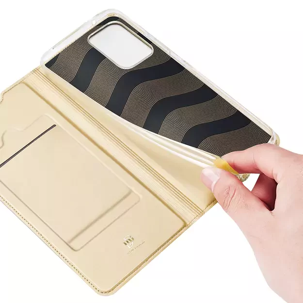Dux Ducis Skin Pro Holster Cover Flip Cover for Samsung Galaxy A73 gold 17