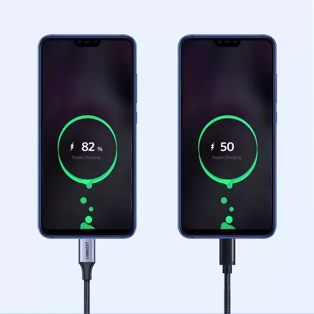 Ugreen US288 60126 USB-A / USB-C QC 3.0 3A 1m Cable - Gray 4