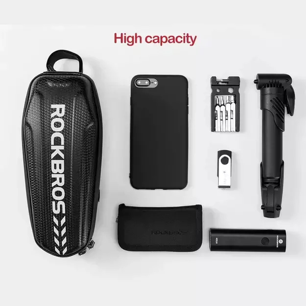 Rockbros B60 waterproof bicycle bag for frame - black 8