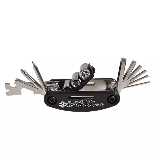 Rockbros GJ1601 16-in-1 multi-tool for bicycle repair - black 5