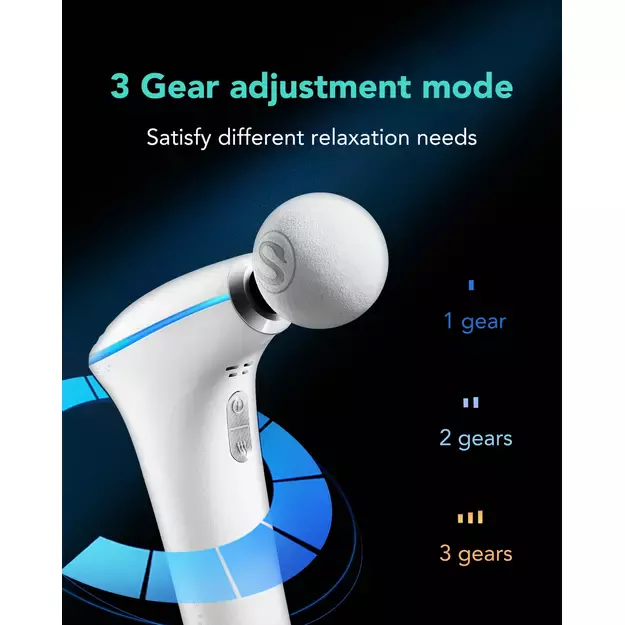 SKG F5-EN massage gun for the whole body - white 41